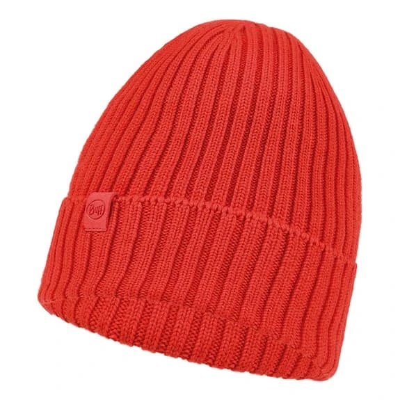 Buff Merino Wool Knit Norval Fire Beanie Red Women 1 Buff Merino Wool Knit Norval Fire Beanie Red Women