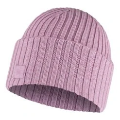 Buff Merino Wool Ervin Beanie Light Violet Women