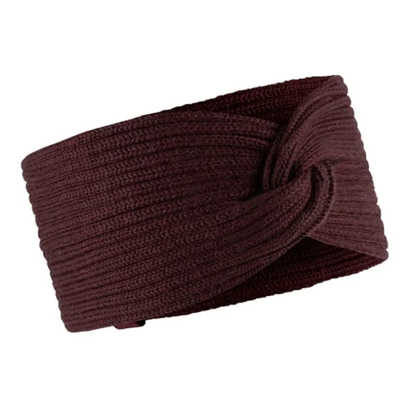 Buff Knitted Norval Headband Maroon 1 Buff Knitted Norval Headband Maroon