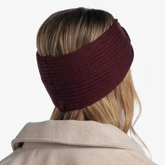 Buff Knitted Norval Headband Maroon 4 Buff Knitted Norval Headband Maroon - Image 4