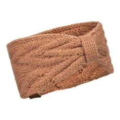 Buff Knitted Caryn Rosewood Headband Light Brown Women