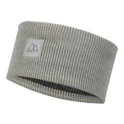 Buff Crossknit Headband Light Grey