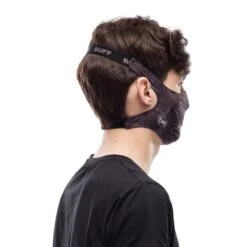 Buff Reusable Protective Mask With Filter Black Grey 5 Buff Reusable Protective Mask With Filter Black Grey -Nordis Camping Shop bu 126635.999.10.00 003
