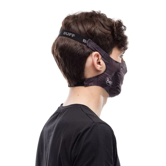 Buff Reusable Protective Mask With Filter Black Grey 3 Buff Reusable Protective Mask With Filter Black Grey - Image 3