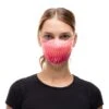 Buff Reusable Protective Mask With Filter Pink White