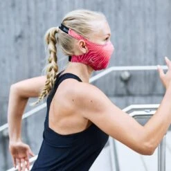 Buff Reusable Protective Mask With Filter Pink White -Nordis Camping Shop bu 126640.562.10.00 005