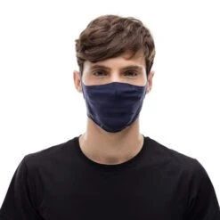 Buff Reusable Protective Mask With Filter Dark Blue