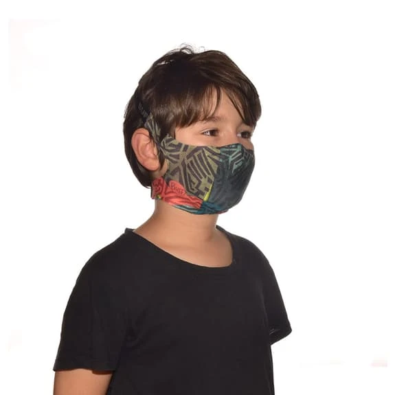 Reusable Protective Mask With Buff Filter Green Kids 2 Reusable Protective Mask With Buff Filter Green Kids - Image 2