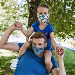 Reusable Protective Mask With Buff Filter White Yellow Kids -Nordis Camping Shop bu 126646.555.10.00 004