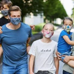 Reusable Protective Mask With Buff Filter White Yellow Kids -Nordis Camping Shop bu 126646.555.10.00 006