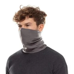 Buff Filter Tube Face Mask Light Grey Smooth -Nordis Camping Shop bu 127367.929 004