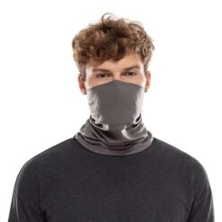 Buff Filter Tube Face Mask Light Grey Smooth -Nordis Camping Shop bu 127367.929 005