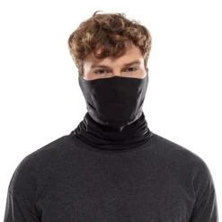 Buff Filter Tube Face Mask Black Smooth -Nordis Camping Shop bu 127367.999 005