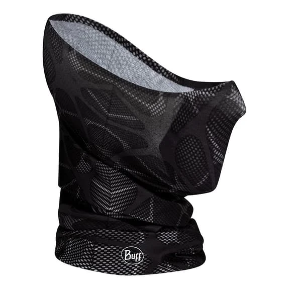 Buff Filter Tube Face Mask Black Dark Grey 1 Buff Filter Tube Face Mask Black Dark Grey