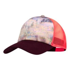 Buff Trucker Cap Pink White