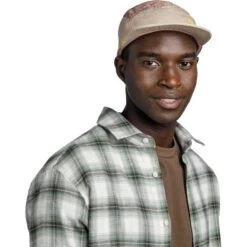 Buff 5 Panel Explore Cap Beige Brown -Nordis Camping Shop bu 131355.315.10.00 003