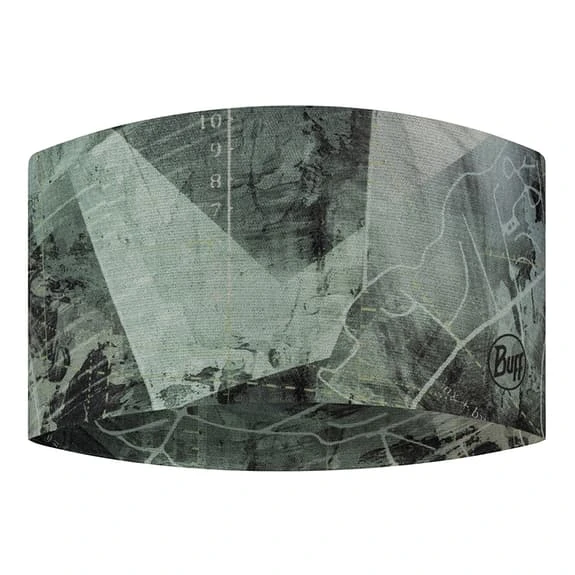 Buff Coolnet UV Wide Headband Grey Green 1 Buff Coolnet UV Wide Headband Grey Green