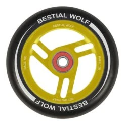 Bestial Wolf Race 100 Mm Wheel Yellow Black