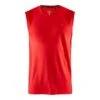 Craft Fuseknit Light Sleeveless Base Layer Top Red