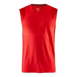 Craft Fuseknit Light Sleeveless Base Layer Top Red
