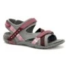 Chiruca Polynesia Sandals Grey Maroon Women