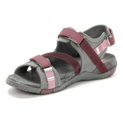 Chiruca Polynesia Sandals Grey Maroon Women -Nordis Camping Shop ch 44869 07 003