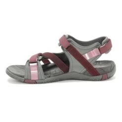 Chiruca Polynesia Sandals Grey Maroon Women -Nordis Camping Shop ch 44869 07 004