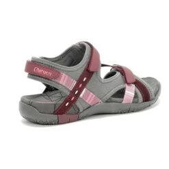 Chiruca Polynesia Sandals Grey Maroon Women -Nordis Camping Shop ch 44869 07 005