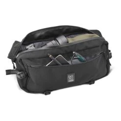Chrome Kadet 9L Messenger Bag Black -Nordis Camping Shop chr bg 196 bkam 003
