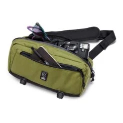Chrome Mini Kadet 5L Shoulder Bag Green Black Grey 8 Chrome Mini Kadet 5L Shoulder Bag Green Black Grey -Nordis Camping Shop chr bg 321 olbr 004