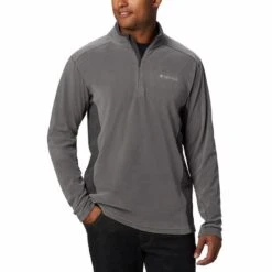 Columbia Klamath Range II Half Zip Fleece Grey Black