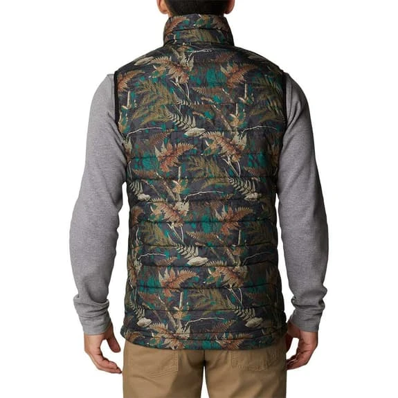 Columbia Powder Lite Vest Green Forest Brown 3 Columbia Powder Lite Vest Green Forest Brown - Image 3