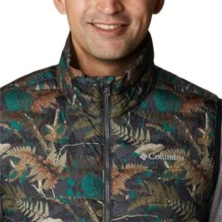 Columbia Powder Lite Vest Green Forest Brown 11 Columbia Powder Lite Vest Green Forest Brown -Nordis Camping Shop cl 1748031 370 006