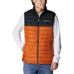 Columbia Powder Lite Gilet Orange Black
