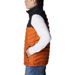 Columbia Powder Lite Gilet Orange Black -Nordis Camping Shop cl 1748031 858 004
