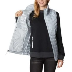 Columbia Powder Lite Gilet Sky Blue Women -Nordis Camping Shop cl 1757411 032 005
