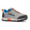 Columbia Firecamp Sledder 3 Waterproof Shoes Light Grey Orange Blue Junior