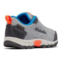 Columbia Firecamp Sledder 3 Waterproof Shoes Light Grey Orange Blue Junior -Nordis Camping Shop cl 1862901 037 003