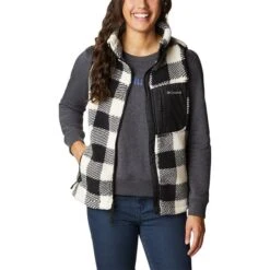 Columbia West Band Vest Black White Women -Nordis Camping Shop cl 1939914 192 005