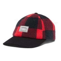 Columbia CSC II Fleece Ball Cap Black Red