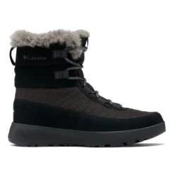 Columbia Slopeside Peak Luxe Omni-Heat Infinity Boots Black Grey Women