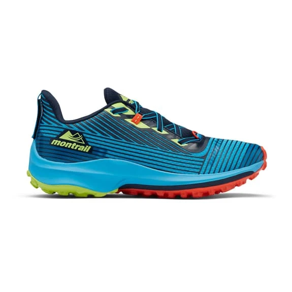 Columbia Montrail Trinity AG Shoes Blue Orange 2 Columbia Montrail Trinity AG Shoes Blue Orange - Image 2