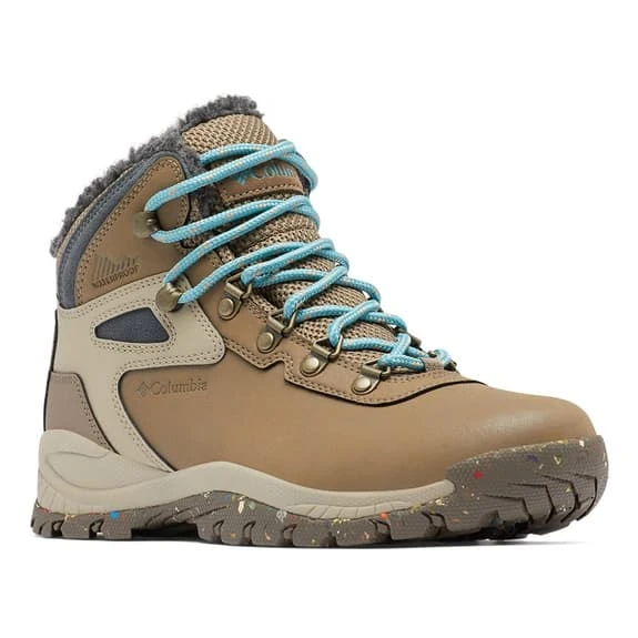Columbia Newton Ridge Plus Omni Heat Boots Brown Blue Women 1 Columbia Newton Ridge Plus Omni Heat Boots Brown Blue Women
