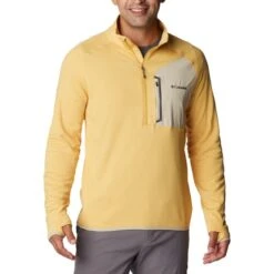 Columbia Triple Canyon Half Zip Fleece Yellow