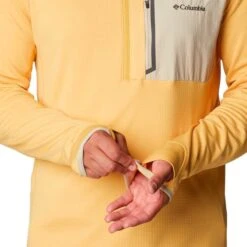 Columbia Triple Canyon Half Zip Fleece Yellow -Nordis Camping Shop cl 2031321 742 005