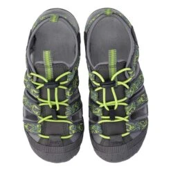 CMP Sahiph Hiking Sandals Grey Green Yellow Junior -Nordis Camping Shop cmp 30q9524j 77un 004