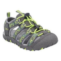 CMP Sahiph Hiking Sandals Grey Green Yellow Junior -Nordis Camping Shop cmp 30q9524j 77un 006