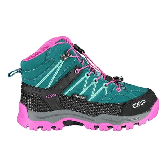 CMP Kids Rigel Mid WaterProof Boots Blue Green Pink Kids 1 CMP Kids Rigel Mid WaterProof Boots Blue Green Pink Kids