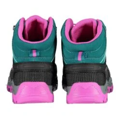 CMP Kids Rigel Mid WaterProof Boots Blue Green Pink Kids 8 CMP Kids Rigel Mid WaterProof Boots Blue Green Pink Kids -Nordis Camping Shop cmp 3q12944 26el 003