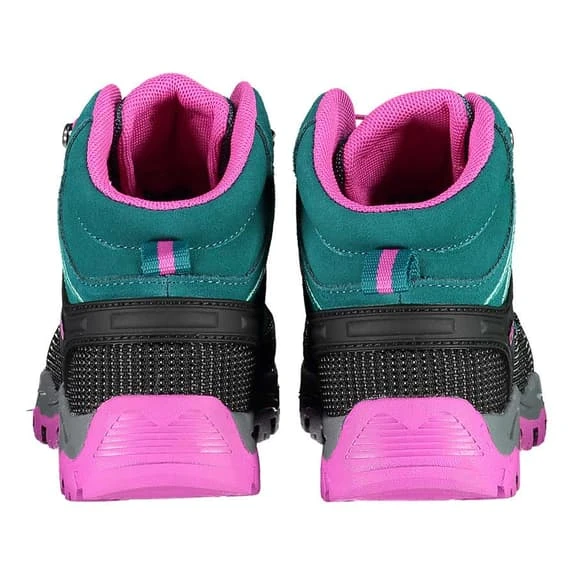 CMP Kids Rigel Mid WaterProof Boots Blue Green Pink Kids 3 CMP Kids Rigel Mid WaterProof Boots Blue Green Pink Kids - Image 3